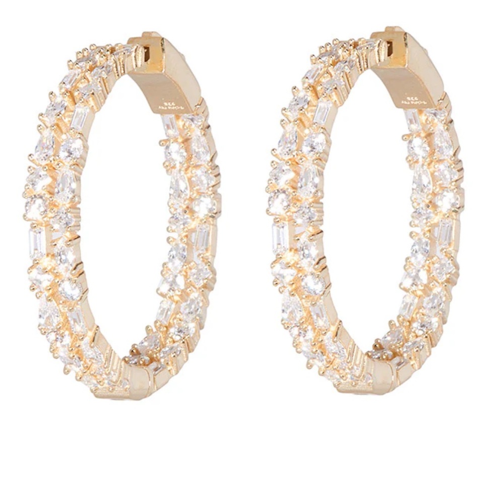 Nickho Rey Small Casey Hoop Earrings